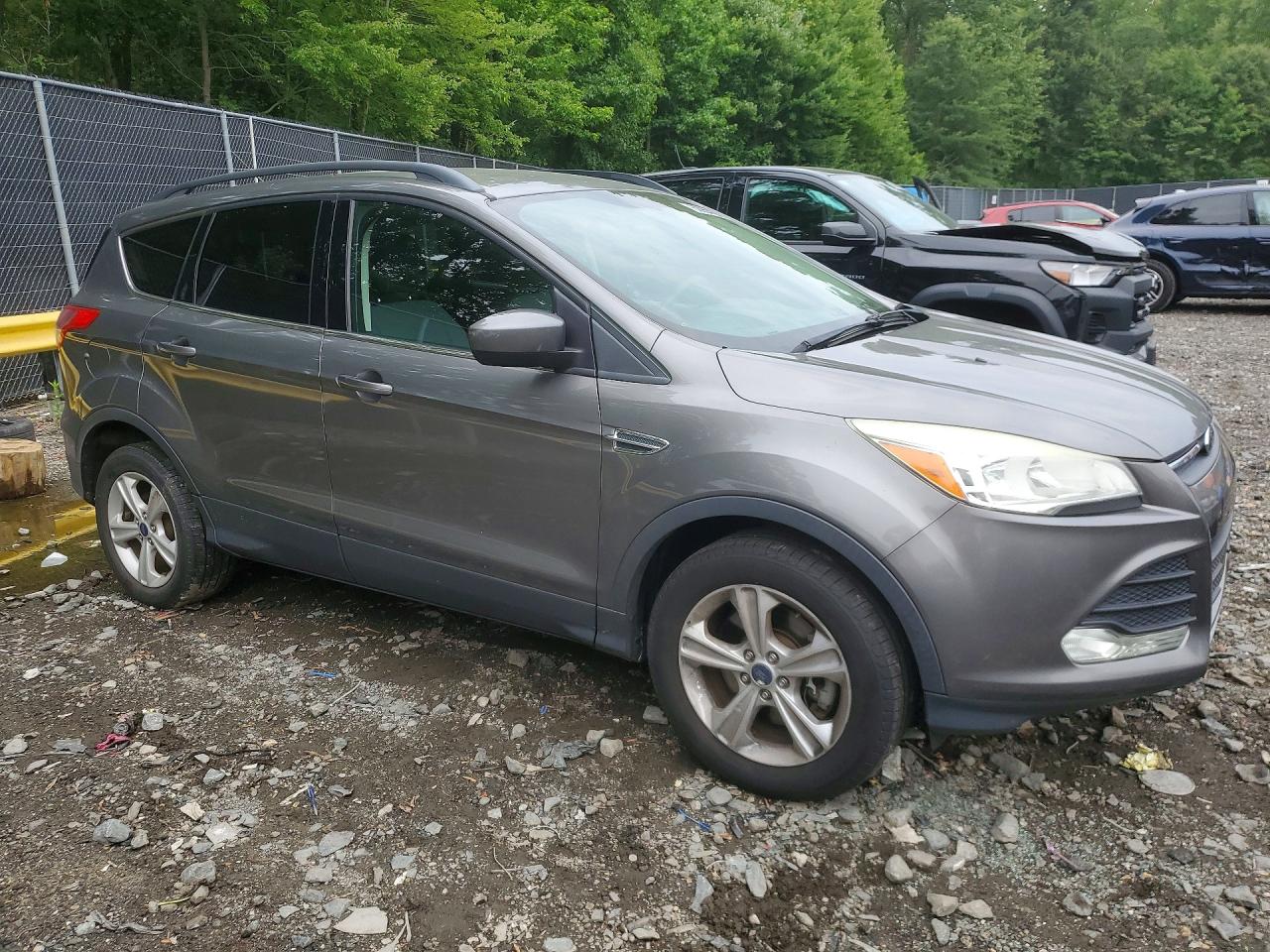 2014 Ford Escape Se Gray vin: 1FMCU9GX9EUE05648