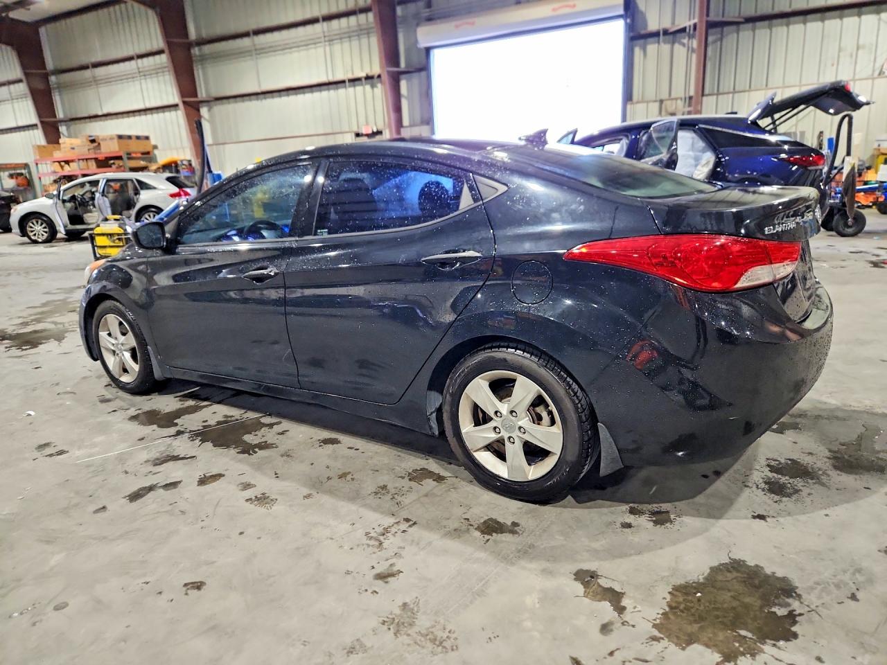 2013 Hyundai Elantra Gls Black vin: 5NPDH4AE6DH427882