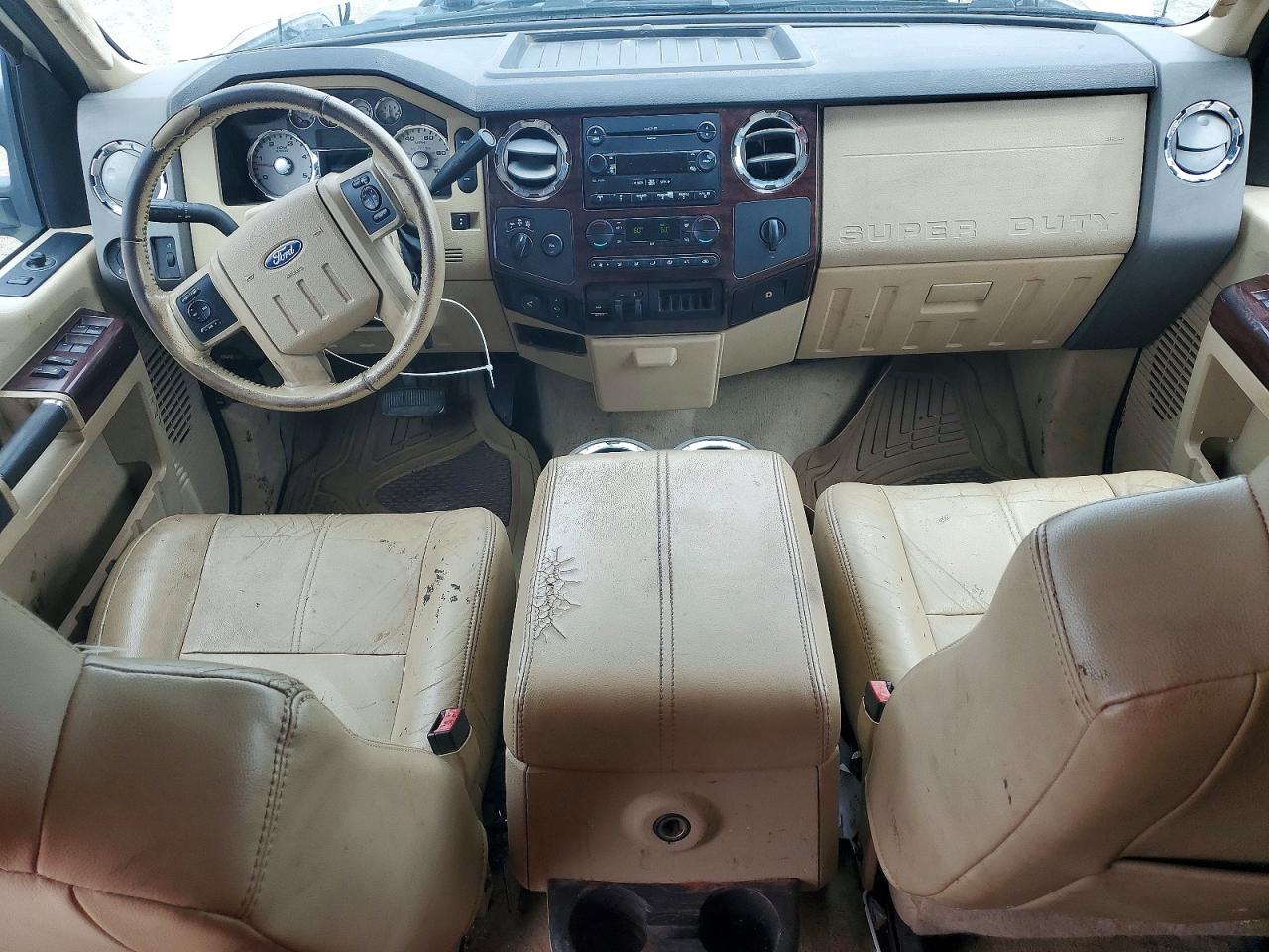 2008 Ford F250 Super Duty White vin: 1FTSW21R08EC64561