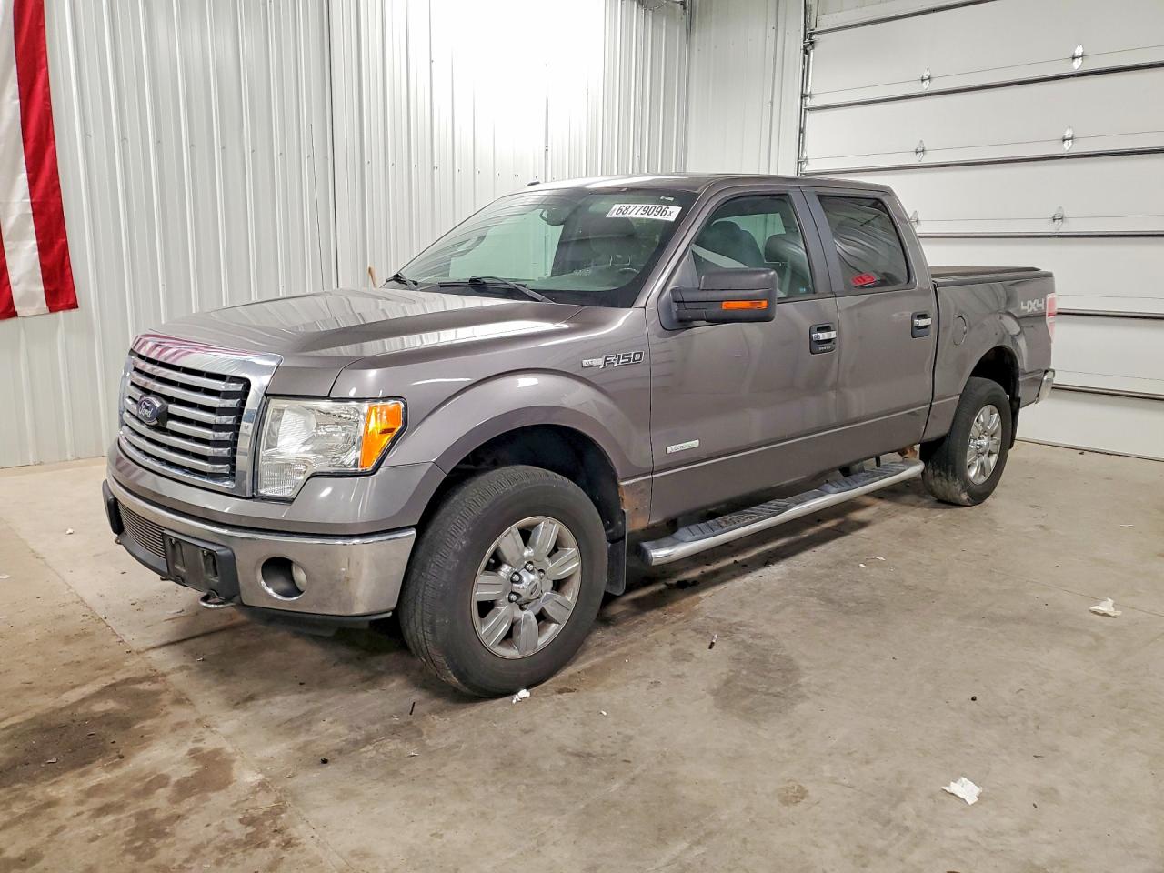 2011 Ford F150 Supercrew Gray vin: 1FTFW1ET6BFC51137
