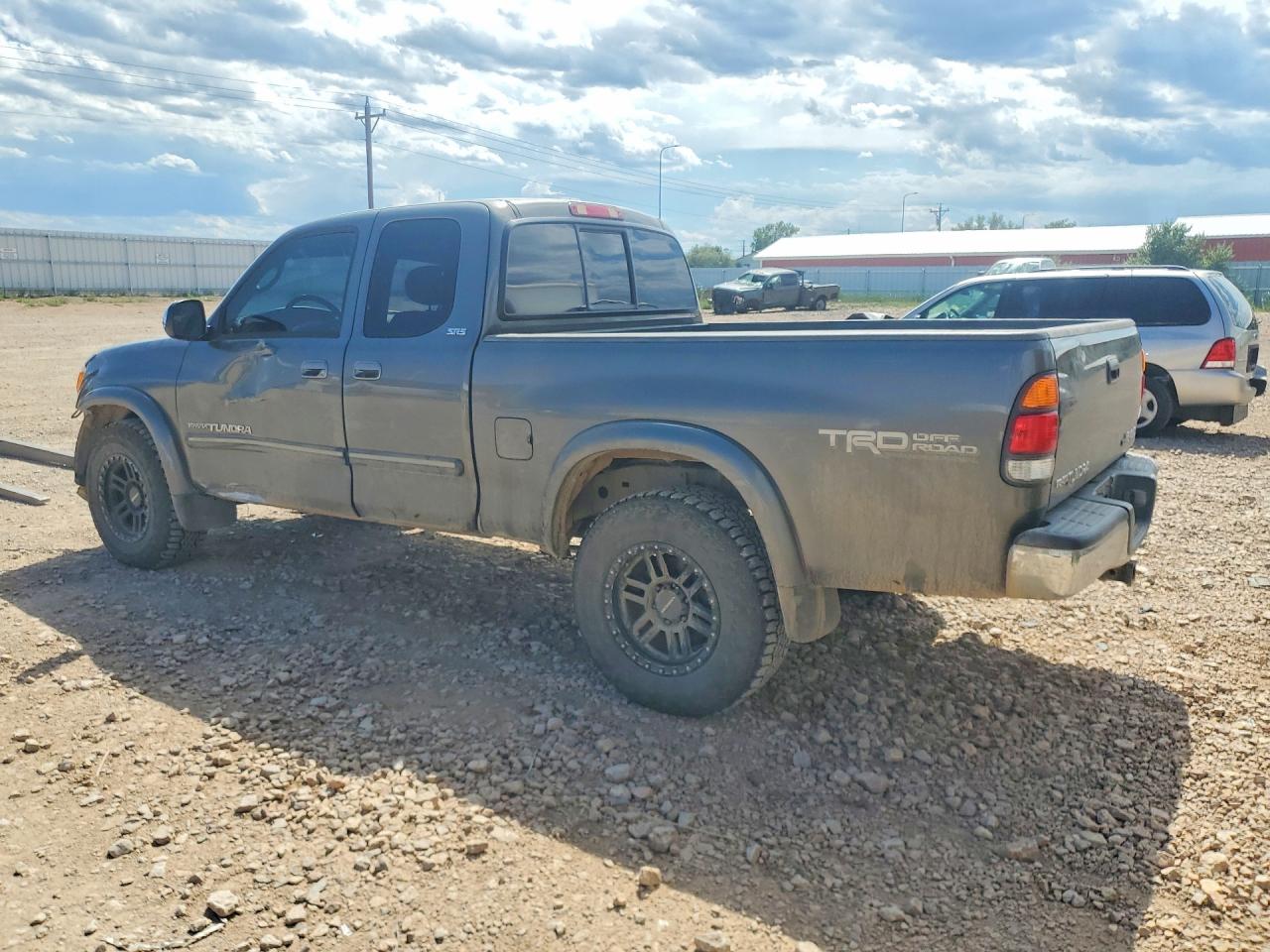 2004 Toyota Tundra Sr5 Gray vin: 5TBBT44144S450871
