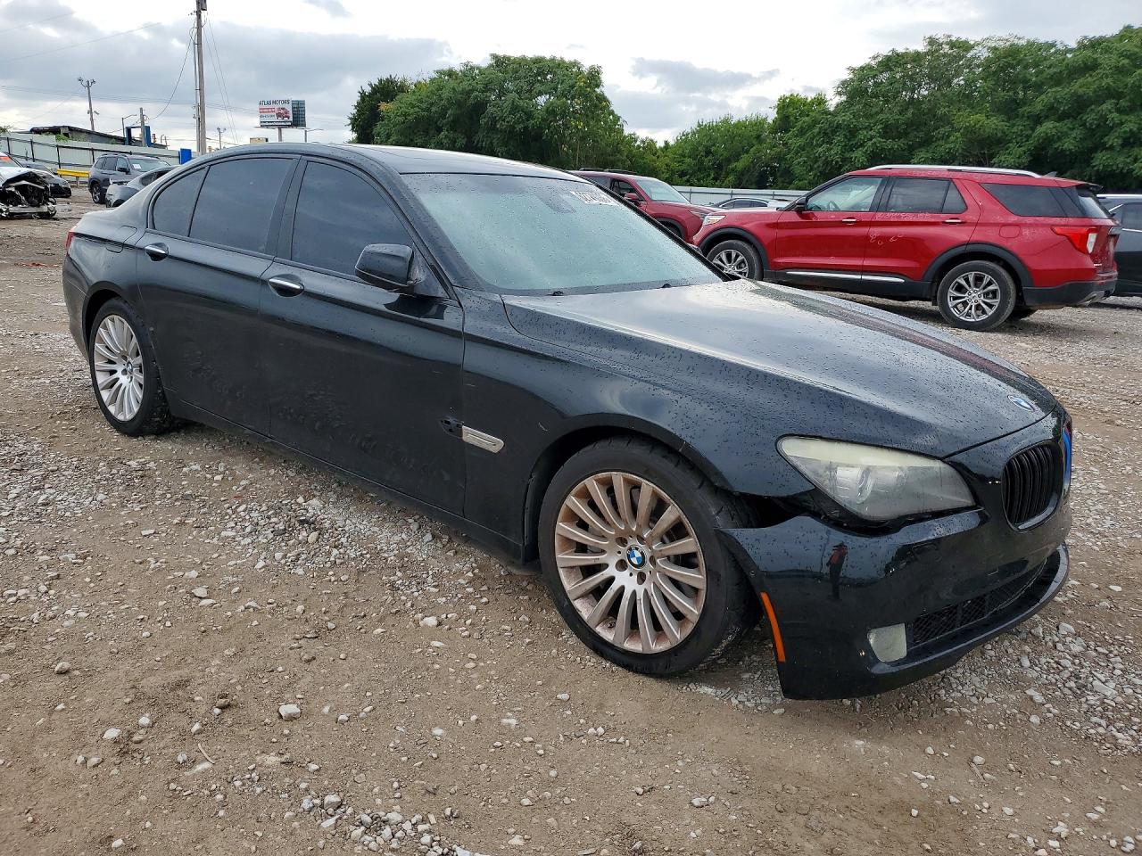 2009 Bmw 750 I Black vin: WBAKA83509CY33950