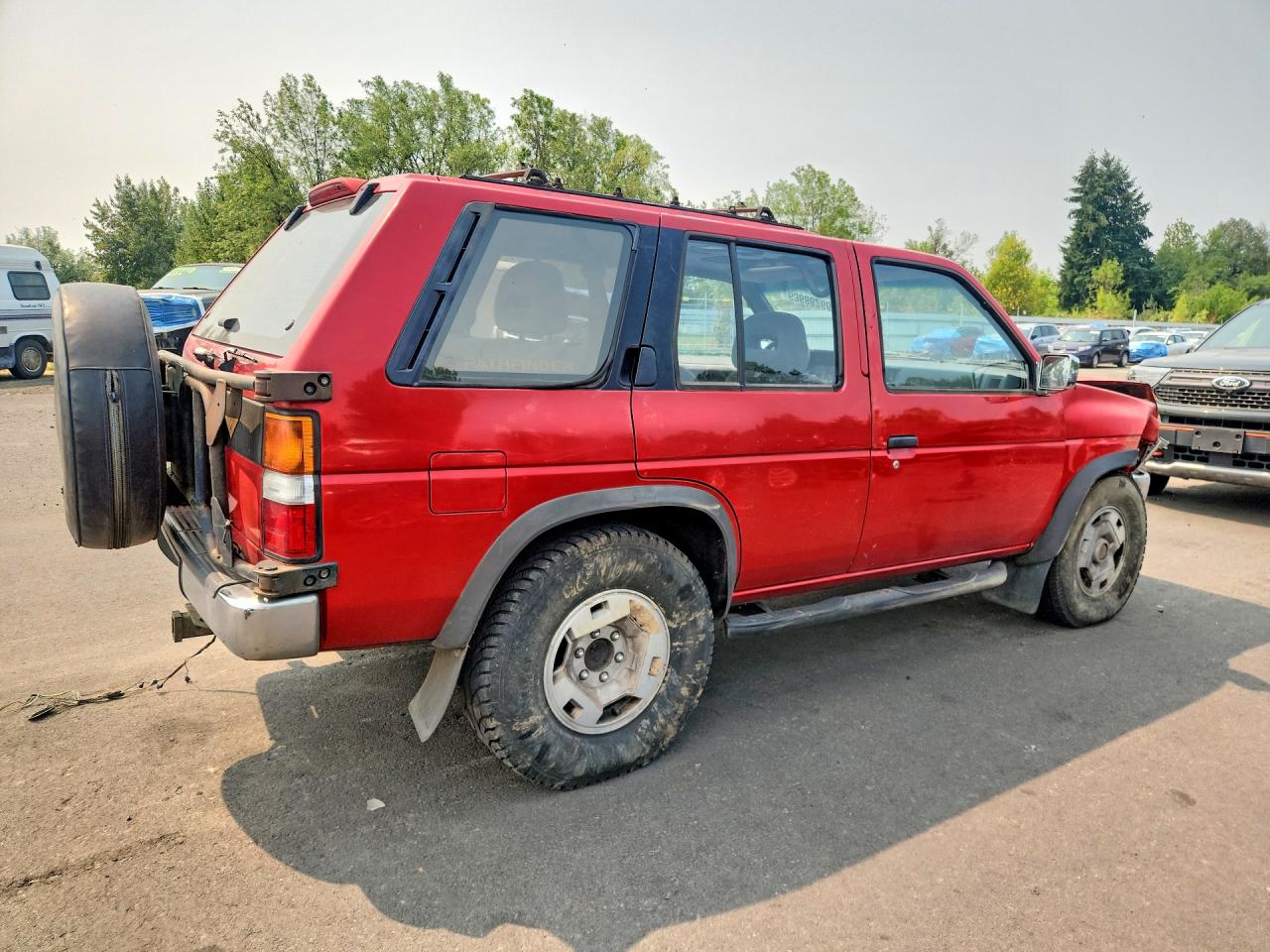 1993 Nissan Pathfinder Xe Red vin: JN8HD17Y5PW302260
