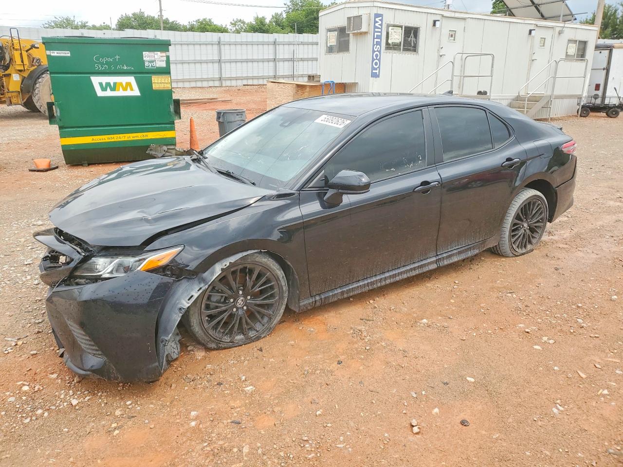 2019 Toyota Camry Se Черный vin: 4T1B11HK2KU268573