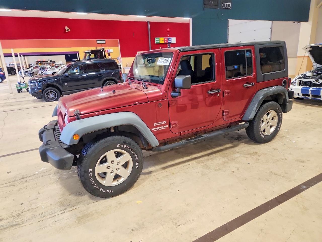 2011 Jeep Wrangler Unlimited Sport Brown vin: 1J4BA3H1XBL552220