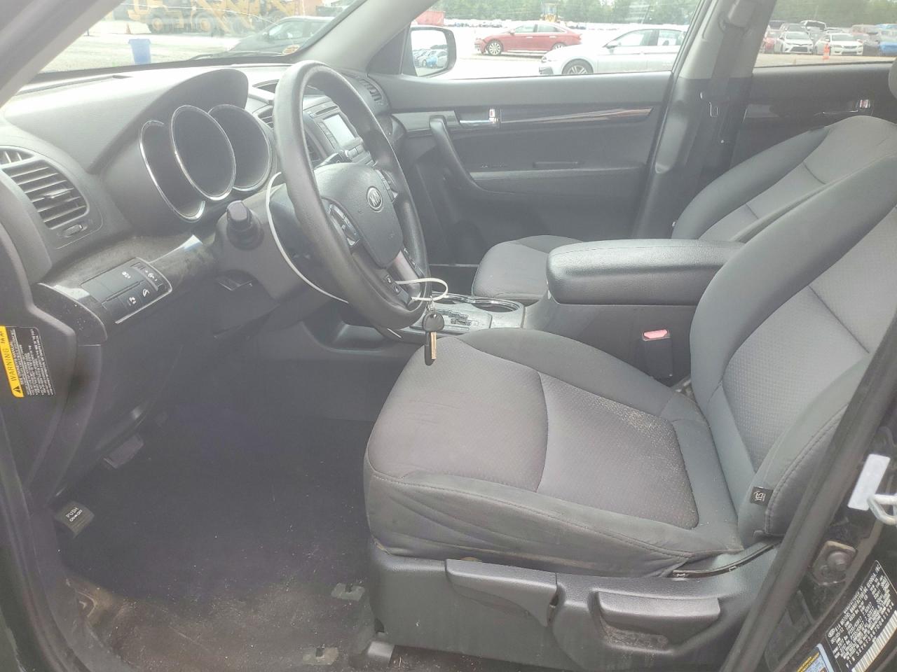2013 Kia Sorento Lx Black vin: 5XYKT3A67DG411934