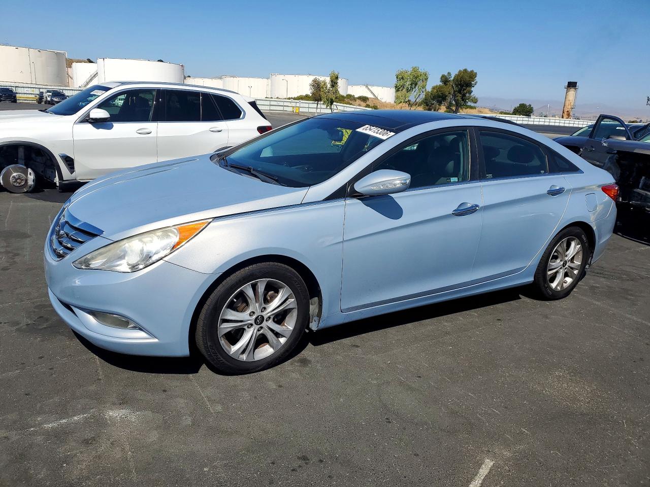 2013 Hyundai Sonata Limited Blue vin: 5NPEC4AC7DH613643