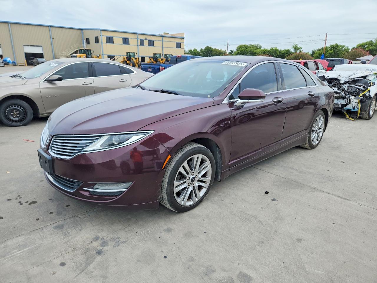 2013 Lincoln Mkz Burgundy vin: 3LN6L2G98DR827893