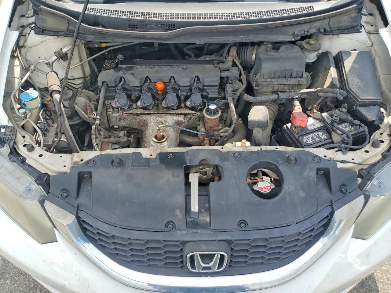 2014 Honda Civic Lx Белый vin: 19XFB2F50EE244880