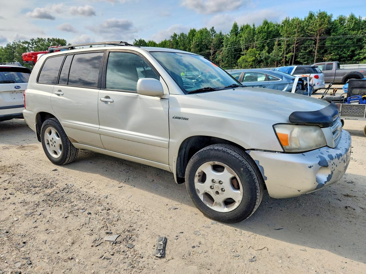 2004 Toyota Highlander Limited Silver vin: JTEEP21A240039713