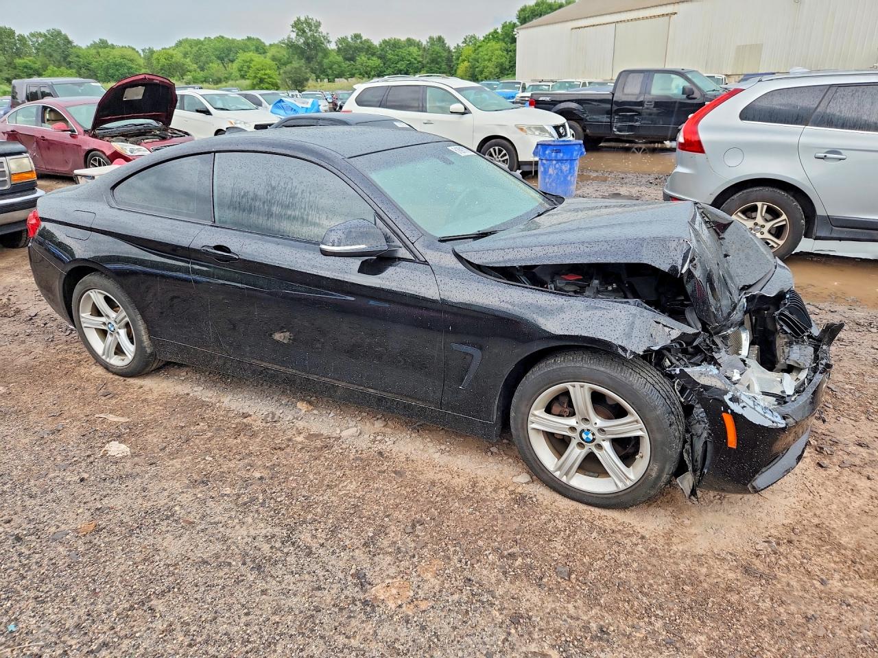 2015 Bmw 428 Xi Black vin: WBA3N9C5XFK247241