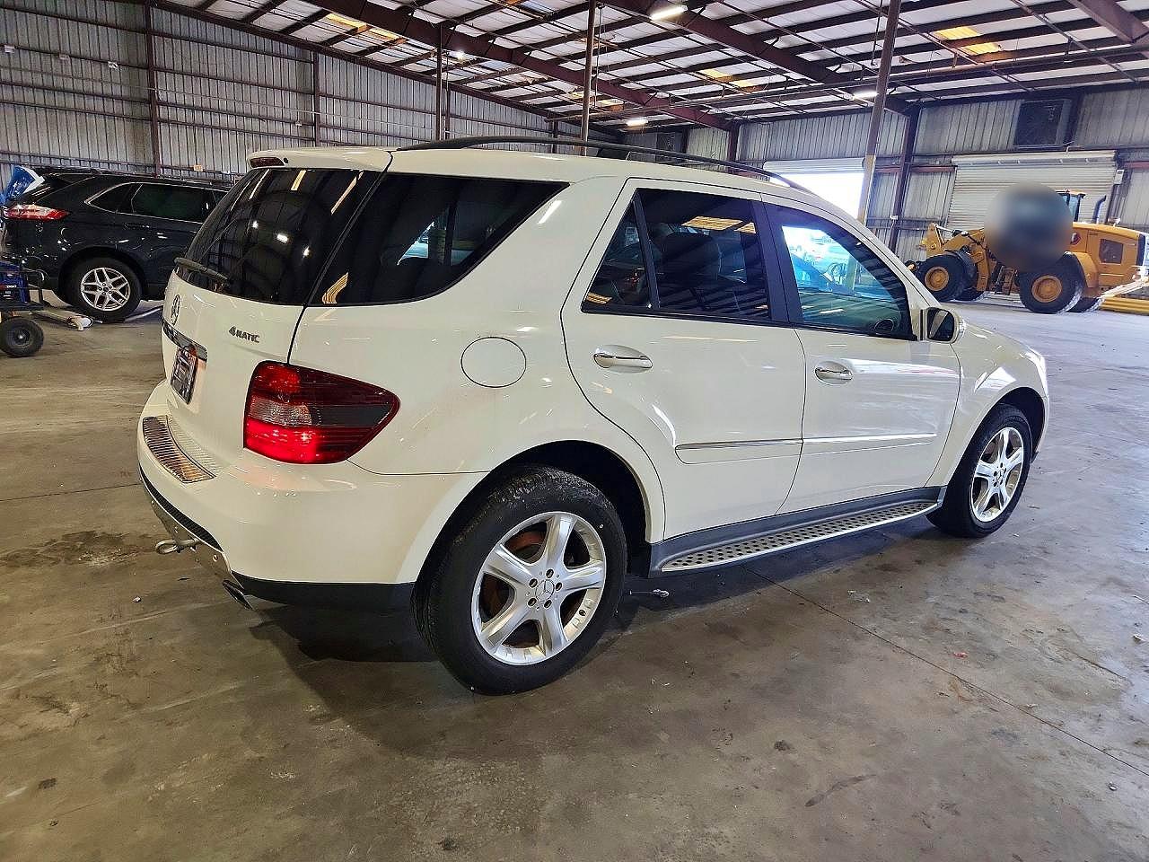 2007 Mercedes-benz Ml 350 White vin: 4JGBB86E97A233993