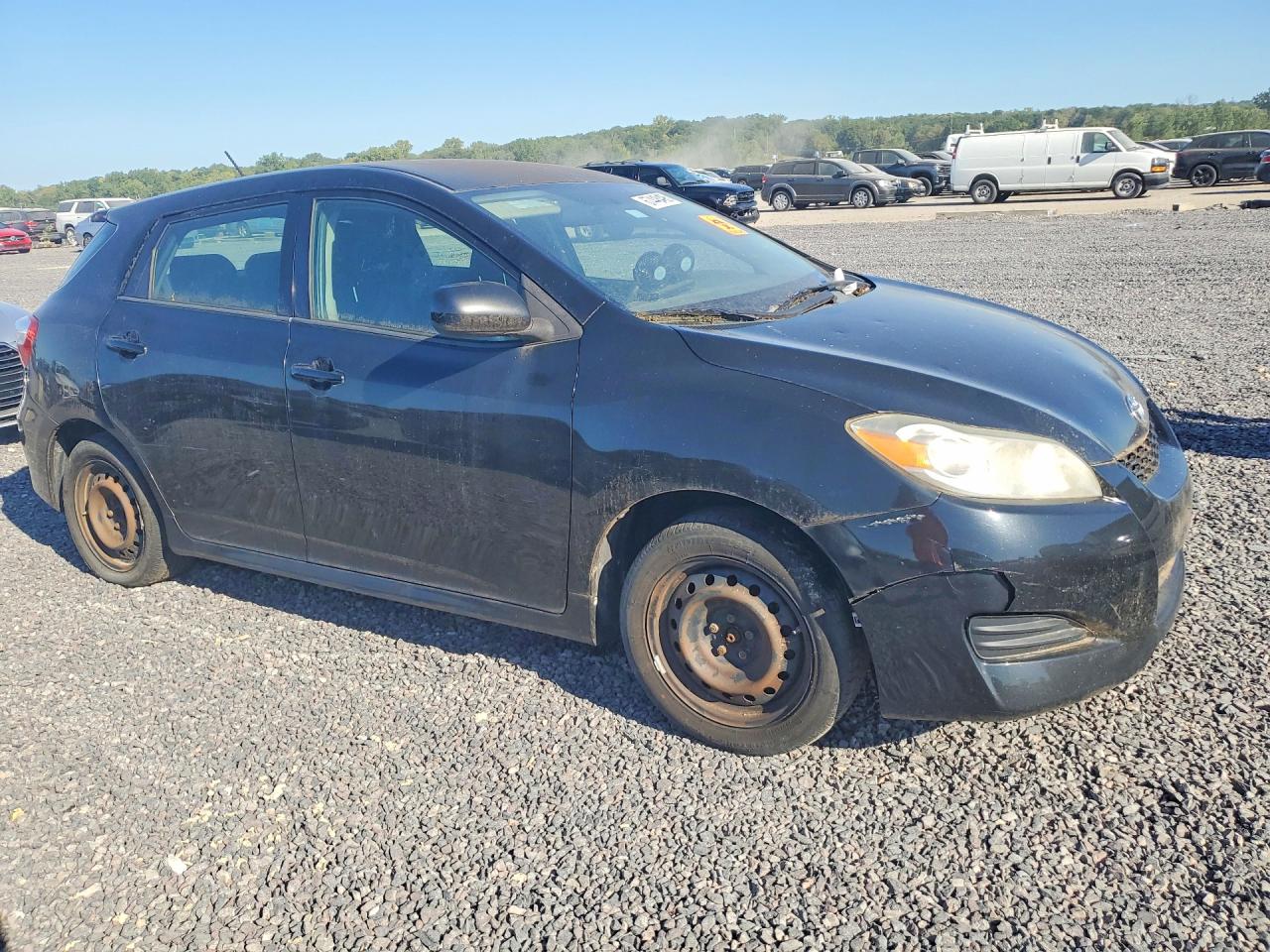 2010 Toyota Matrix Base Black vin: 2T1KU4EE2AC346423