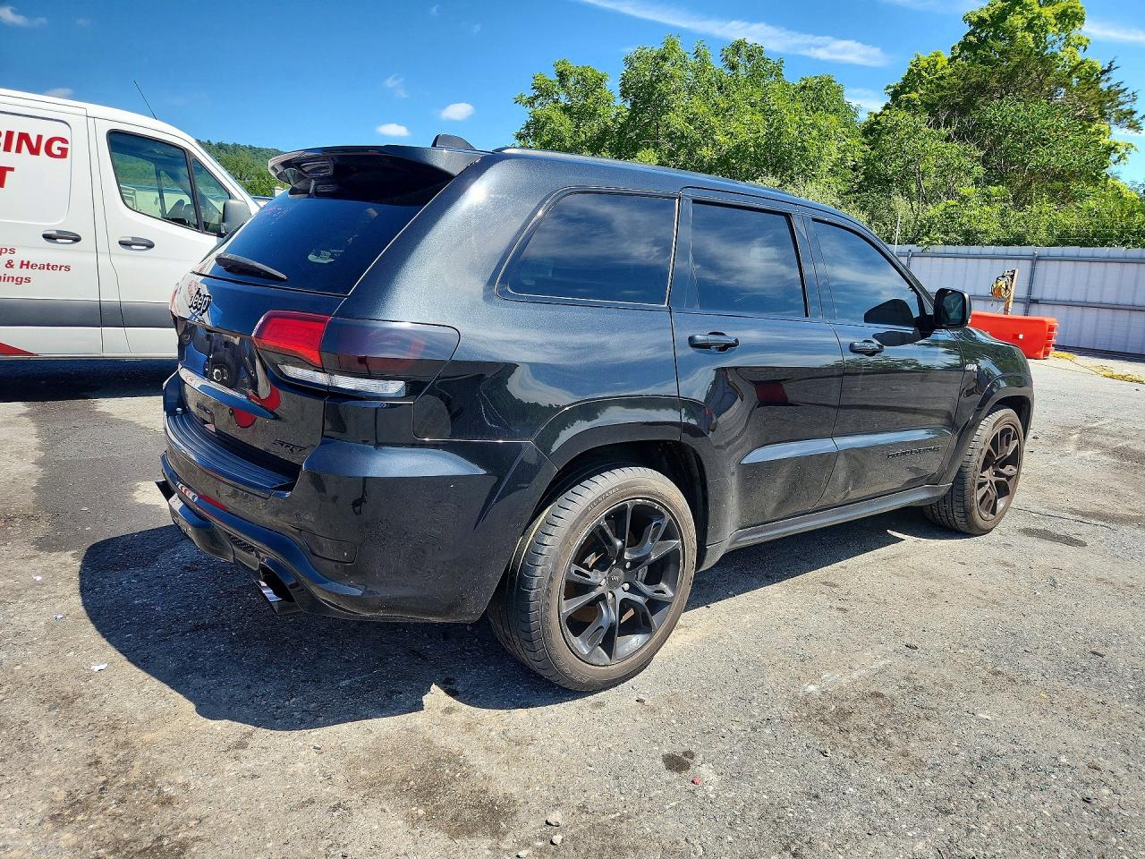 2014 Jeep Grand Cherokee Srt-8 Black vin: 1C4RJFDJ9EC555495