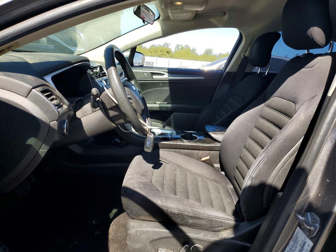 2014 Ford Fusion Se Gray vin: 3FA6P0H73ER379953