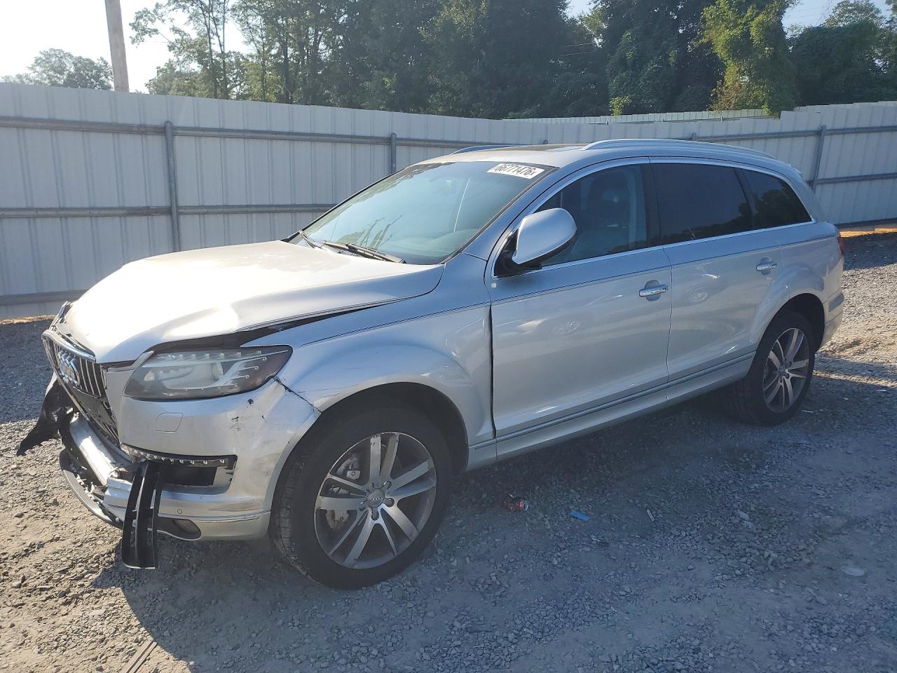 2014 Audi Q7 Premium Plus Серебряный vin: WA1LGAFE2ED013425