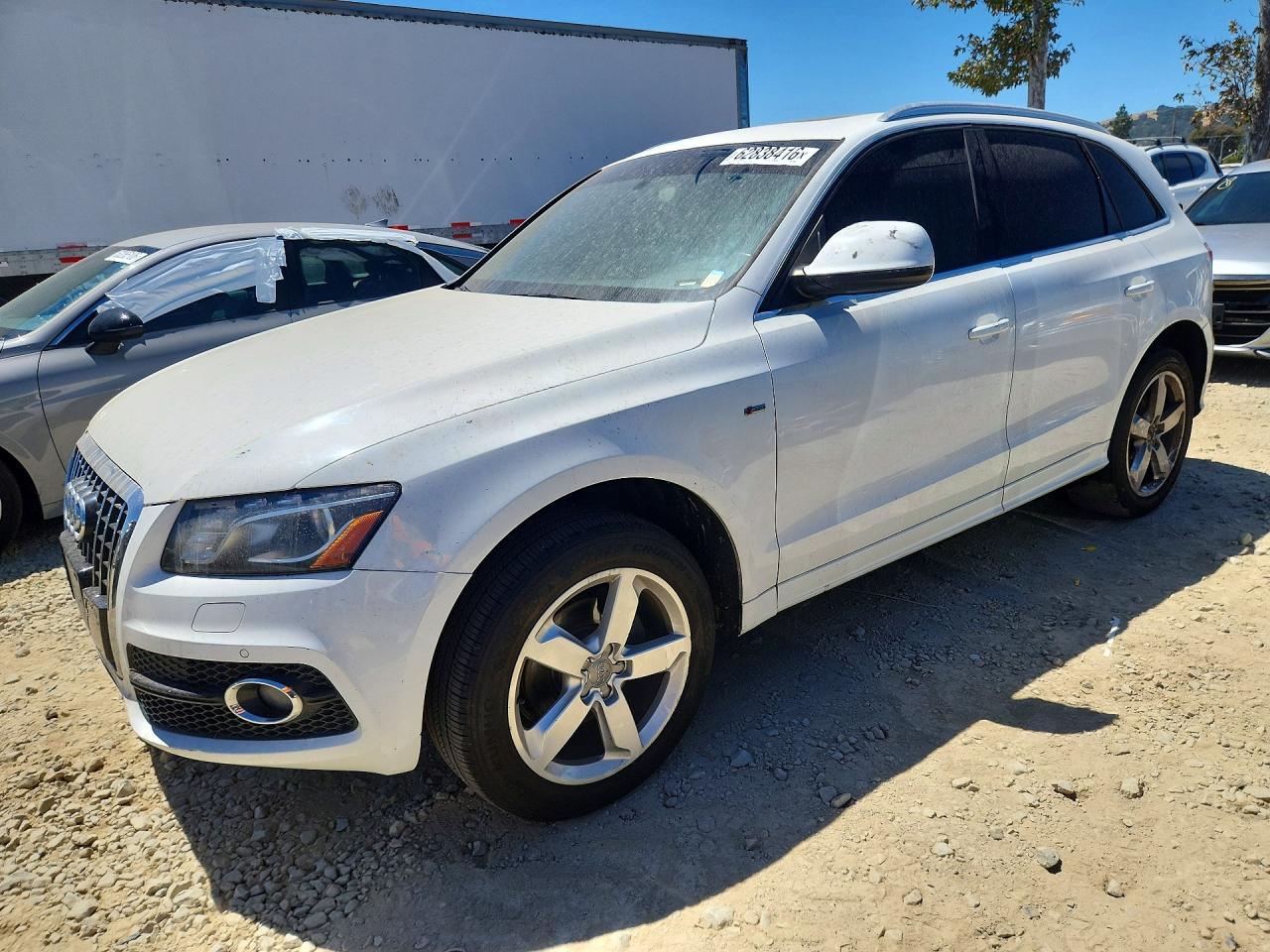 2011 Audi Q5 Premium Plus White vin: WA1DKAFP4BA100096
