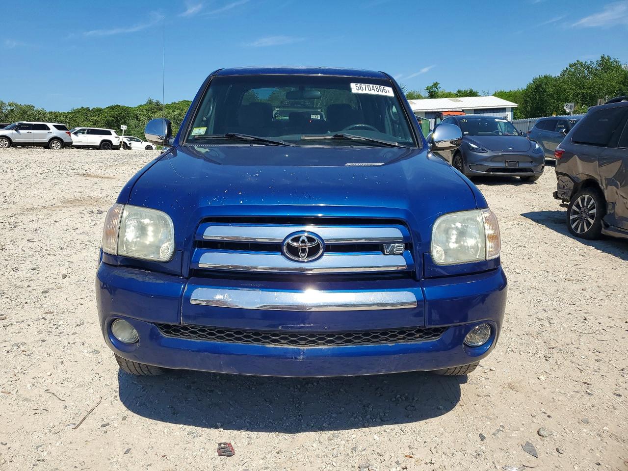 2006 Toyota Tundra Double Cab Sr5 Синий vin: 5TBDT44176S514624