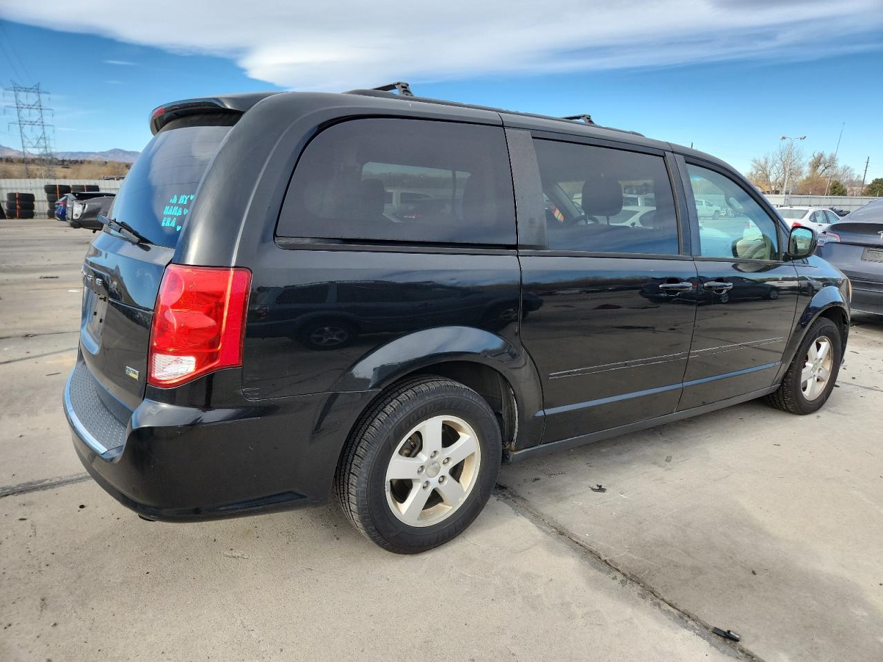 2013 Dodge Grand Caravan Sxt Black vin: 2C4RDGCG8DR544304