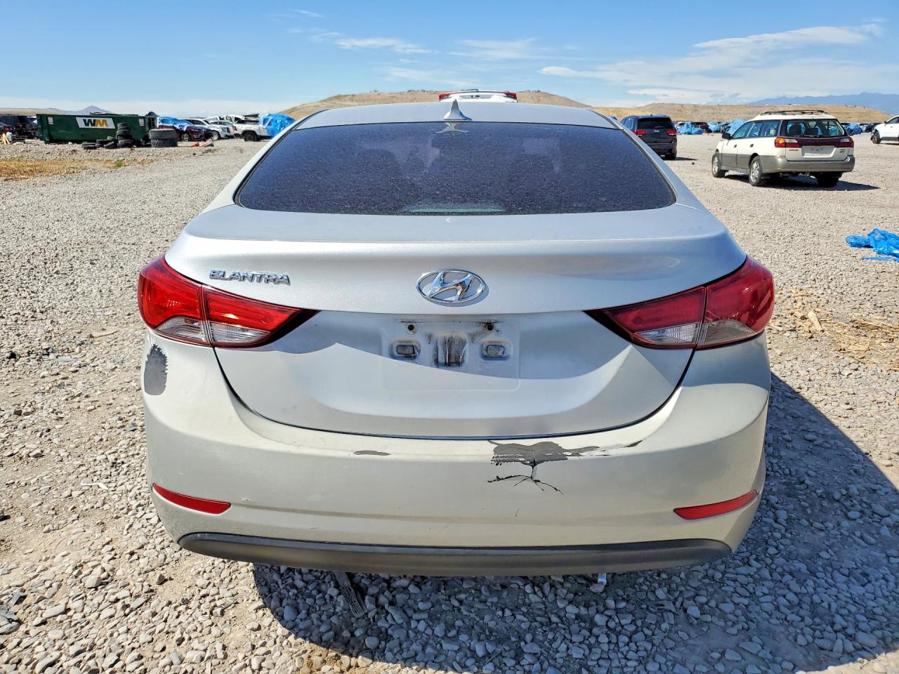 2014 Hyundai Elantra Se Серебряный vin: KMHDH4AE3EU184700