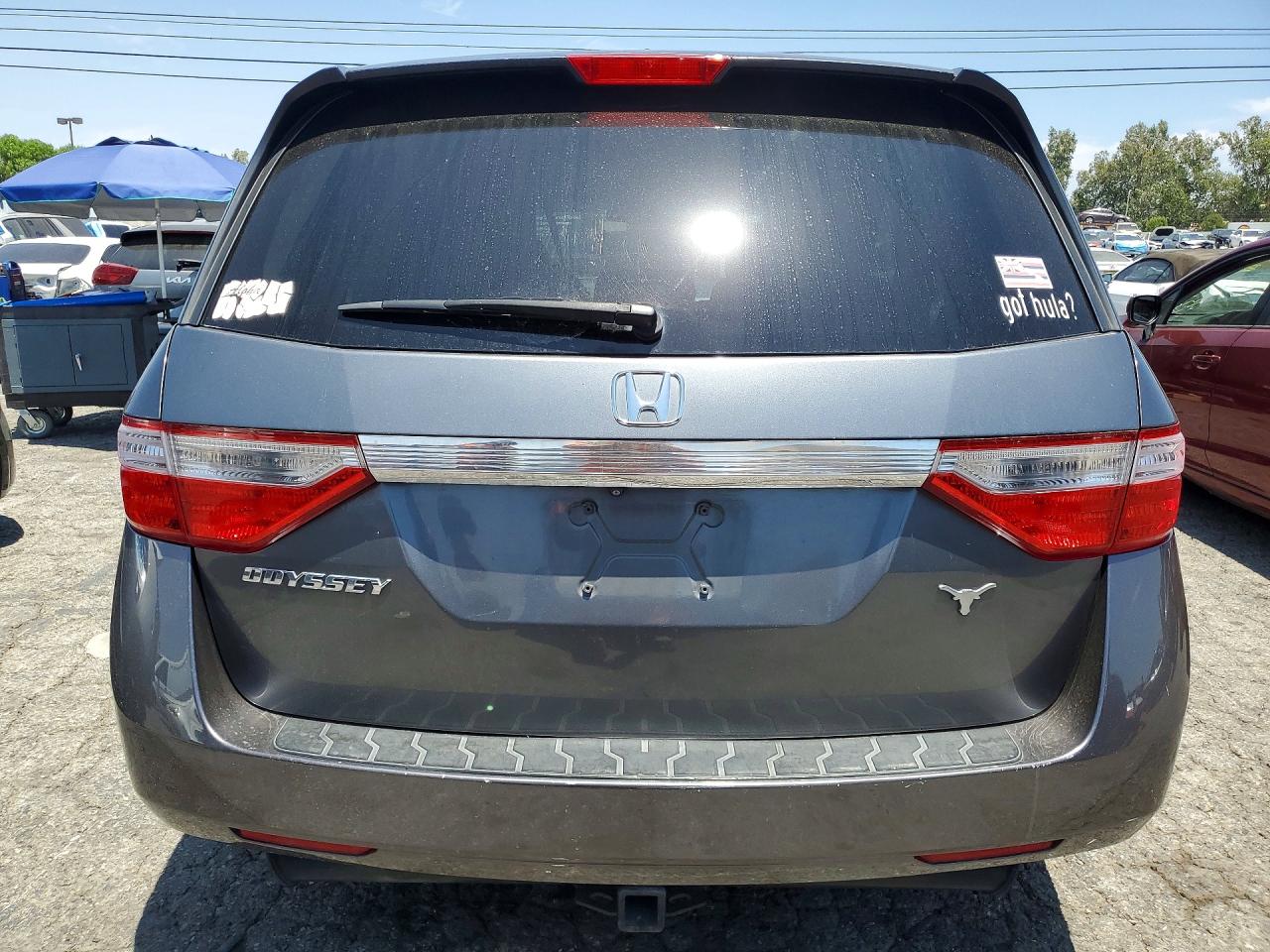 2012 Honda Odyssey Exl Gray vin: 5FNRL5H62CB101566