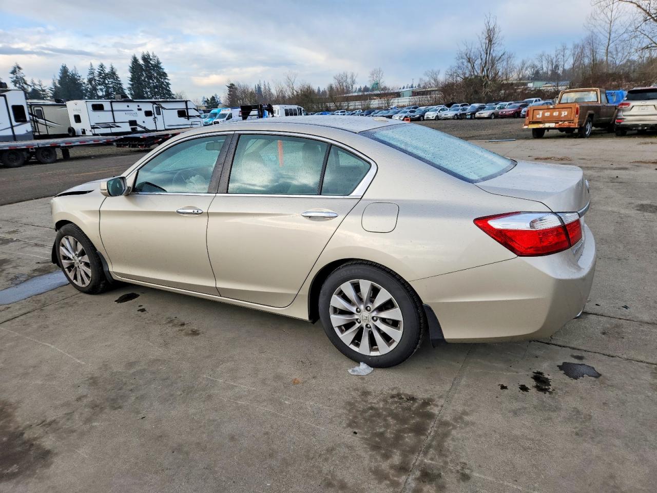 2014 Honda Accord Exl Gold vin: 1HGCR2F89EA165334