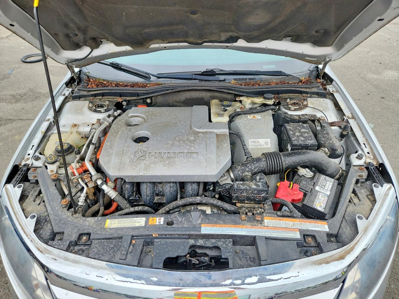 2011 Ford Fusion Hybrid Серебряный vin: 3FADP0L33BR102260