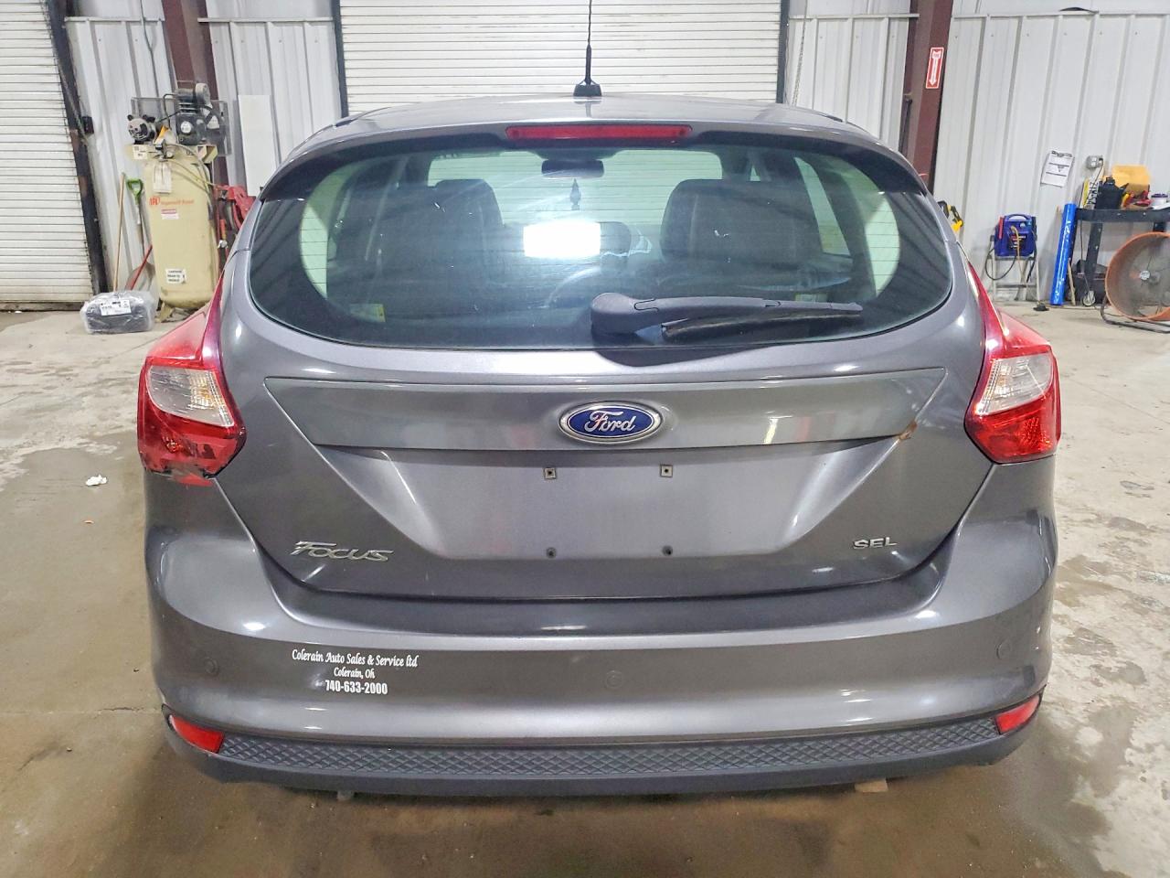 2012 Ford Focus Sel Gray vin: 1FAHP3M29CL446944