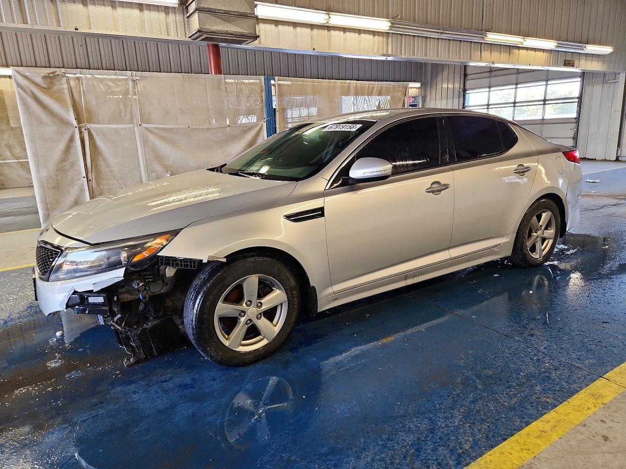 2015 Kia Optima Lx Silver vin: 5XXGM4A75FG459800