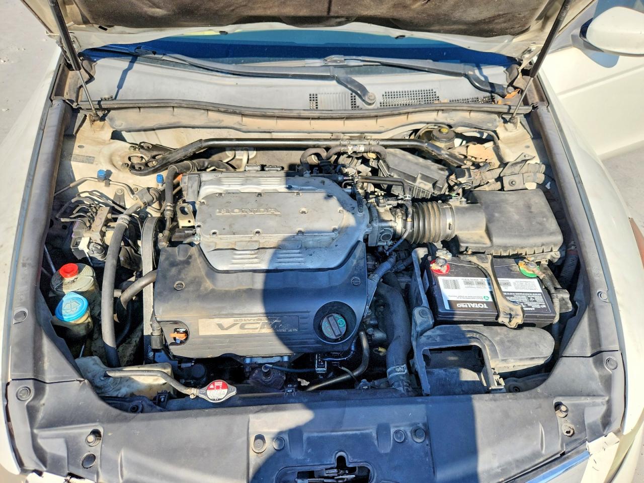 2008 Honda Accord Ex White vin: 1HGCP367X8A065654