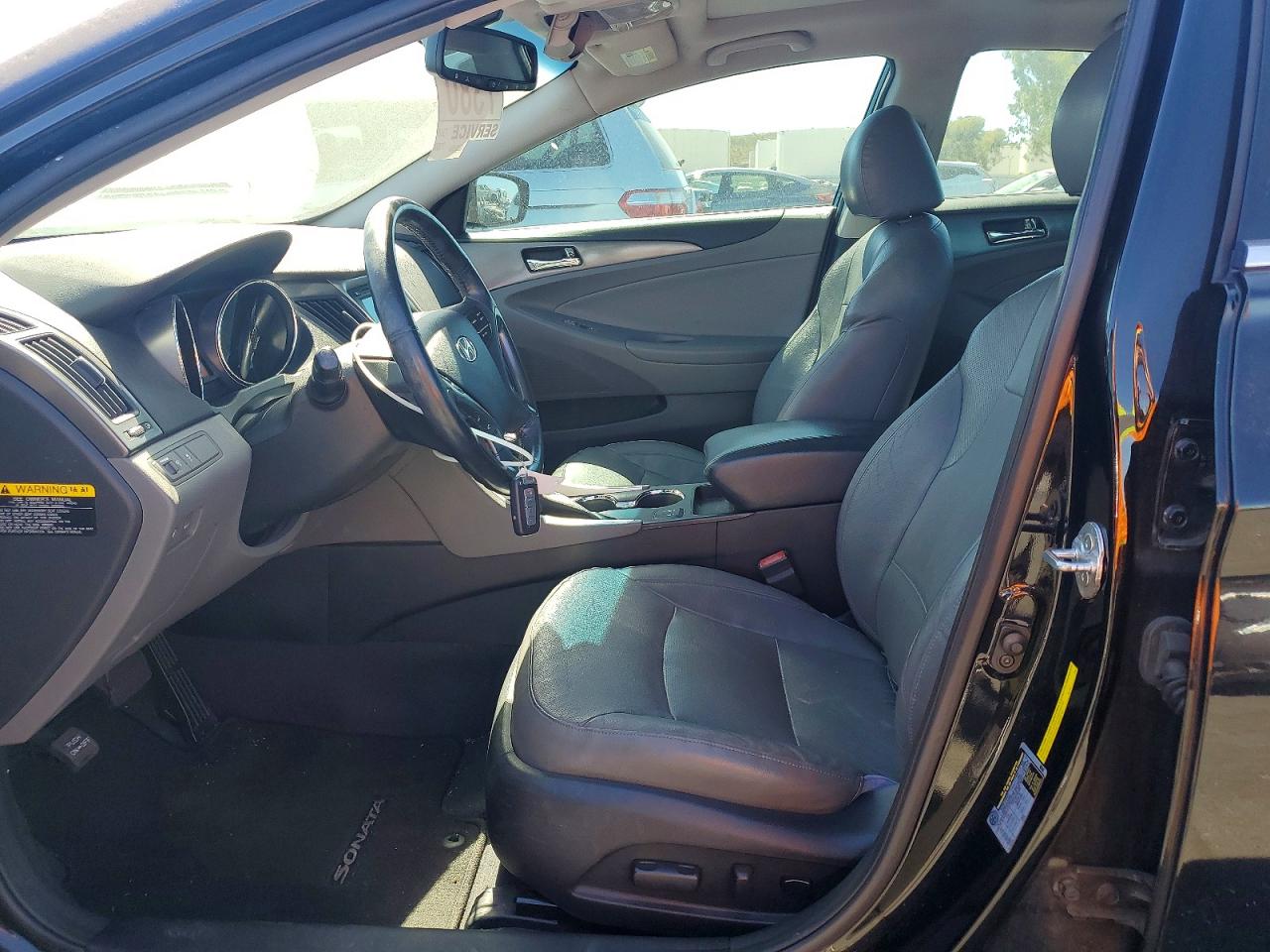 2013 Hyundai Sonata Hybrid Black vin: KMHEC4A43DA076765