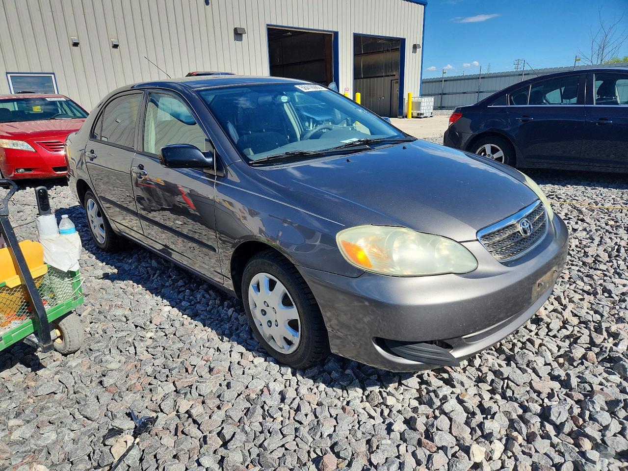 2006 Toyota Corolla Ce Gray vin: 1NXBR32E86Z702024