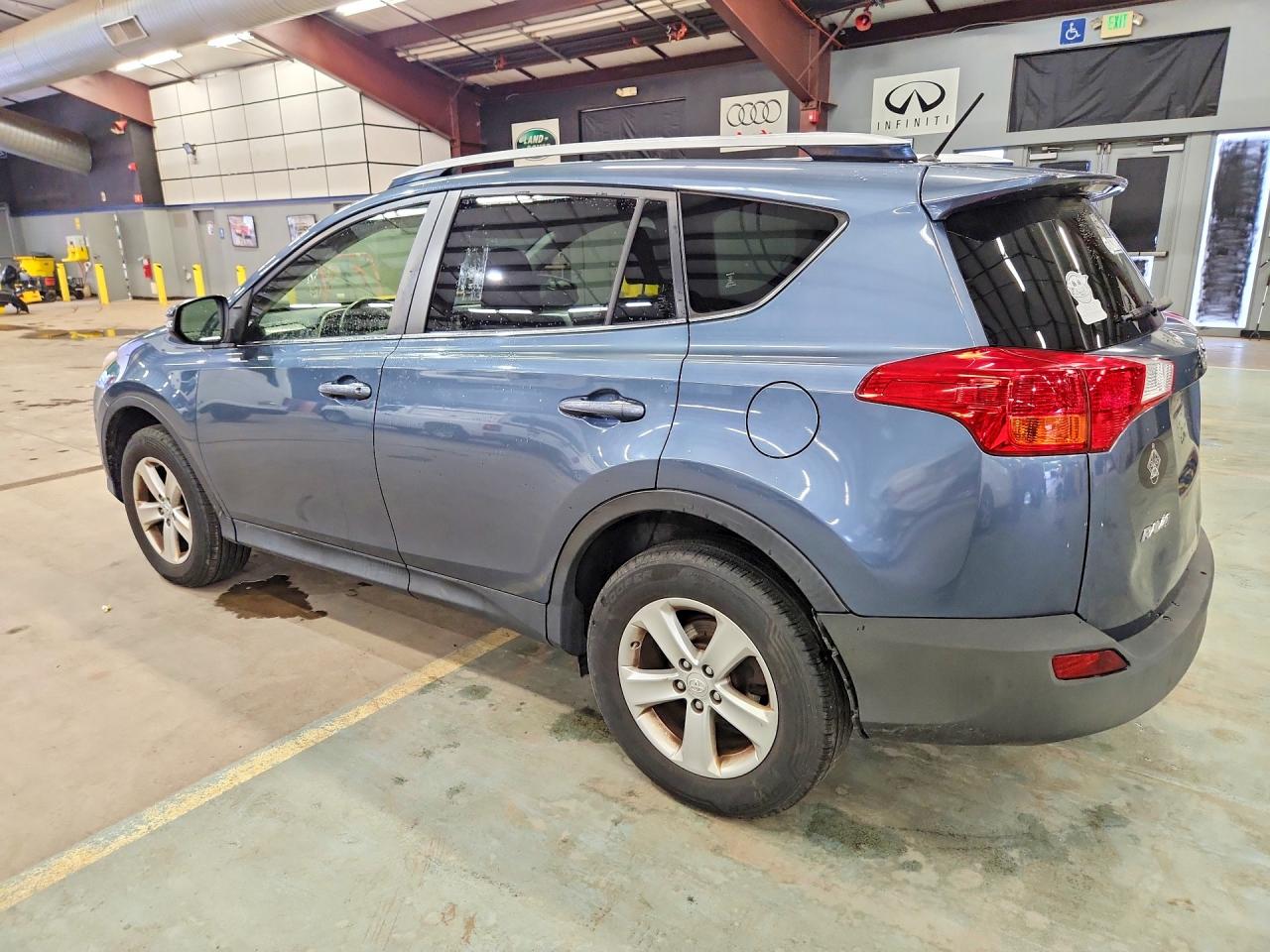 2013 Toyota Rav4 Xle Blue vin: JTMRFREV5DD038188
