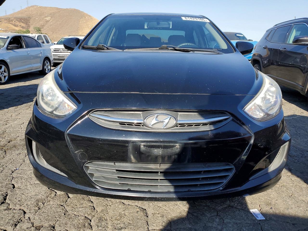 2015 Hyundai Accent Gls Black vin: KMHCT4AE6FU936272