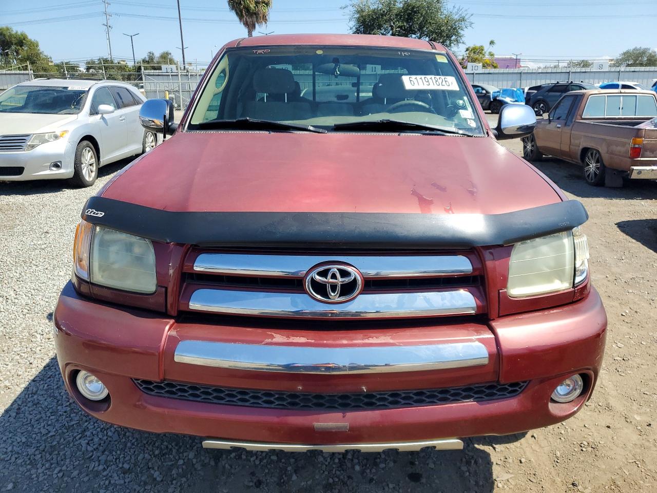 2003 Toyota Tundra Access Cab Sr5 Burgundy vin: 5TBRT34113S419908