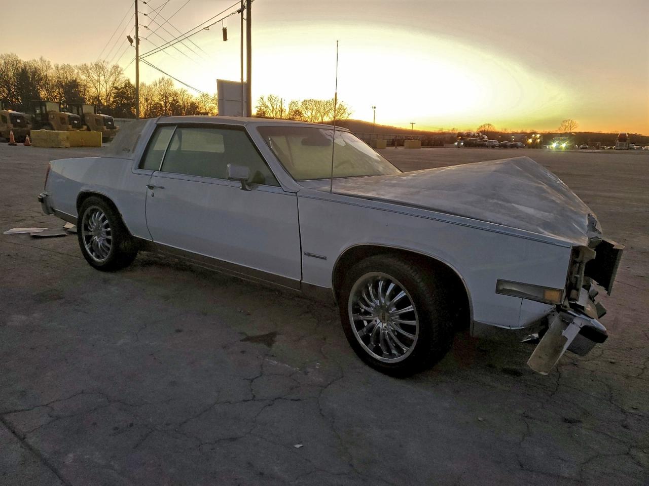 1981 Cadillac Eldorado White vin: 1G6AL5799BE647390