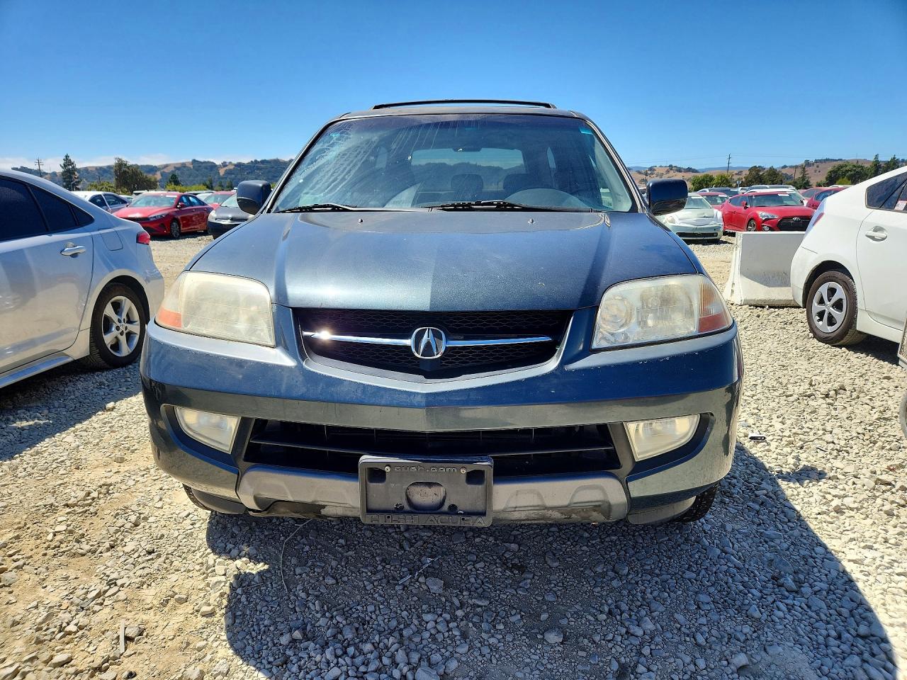 2003 Acura Mdx Touring Gray vin: 2HNYD18943H554409