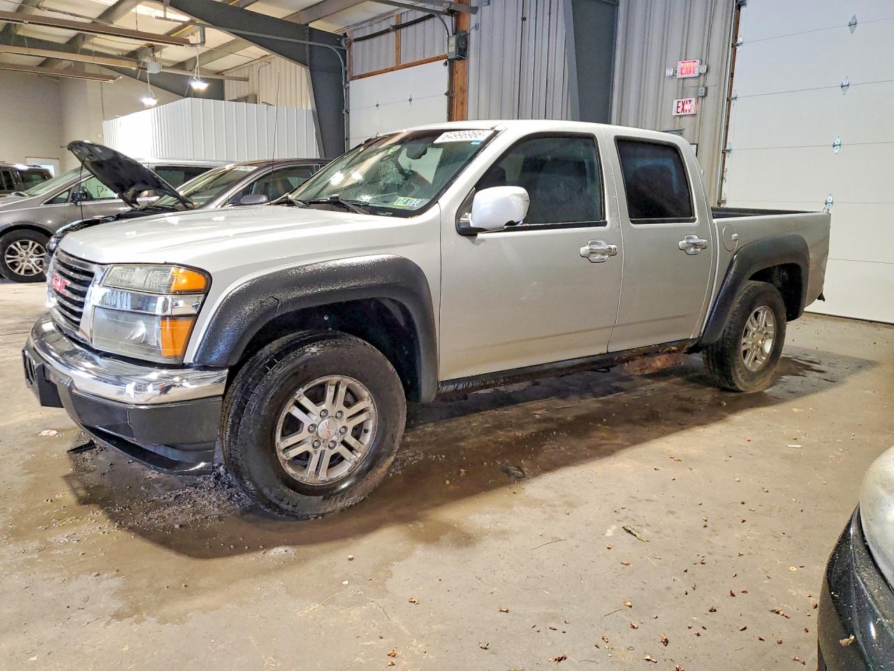 2011 Gmc Canyon Sle Silver vin: 1GTH6MFE3B8128636