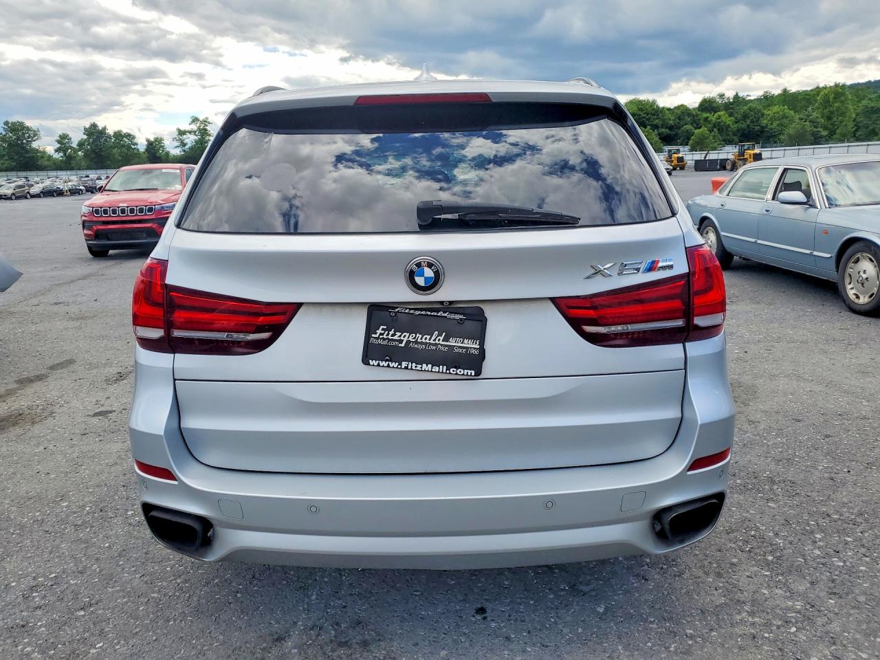2015 Bmw X5 Xdrive50i Silver vin: 5UXKR6C58F0J76214