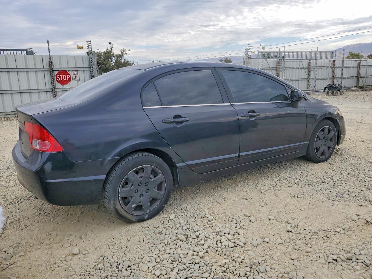 2006 Honda Civic Lx Black vin: 2HGFA165X6H501497