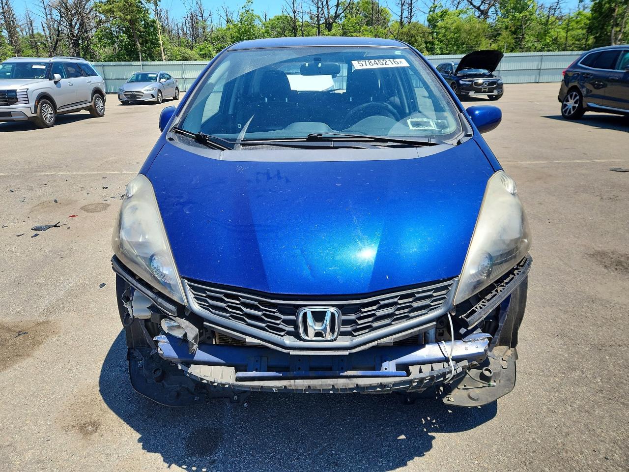 2012 Honda Fit Sport Blue vin: JHMGE8G52CC030702