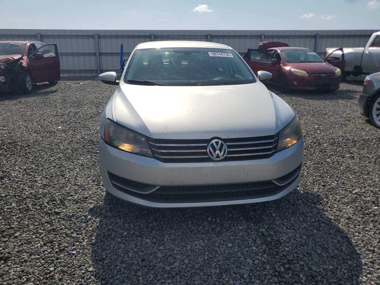 2012 Volkswagen Passat S Silver vin: 1VWAP7A3XCC031368