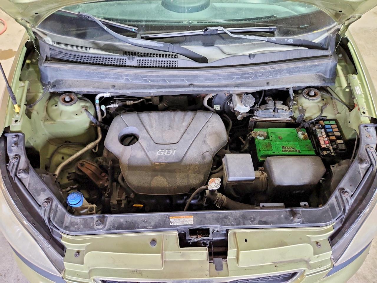 2013 Kia Soul Base Green vin: KNDJT2A59D7525265