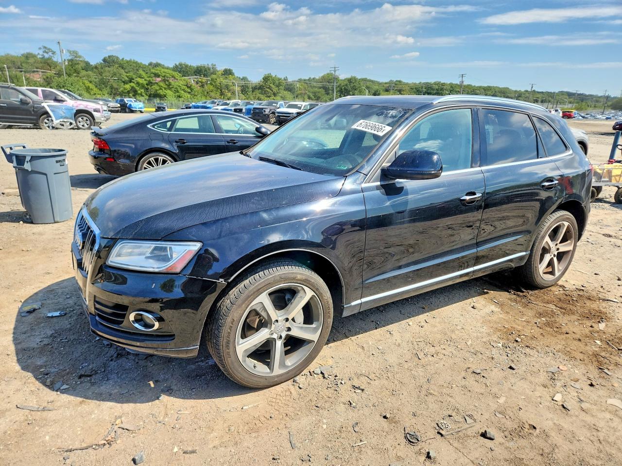 2015 Audi Q5 Tdi Premium Plus Black vin: WA1CMAFP7FA029651