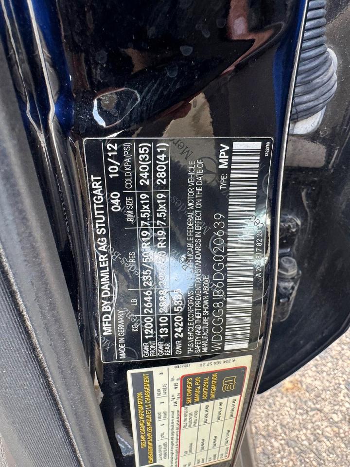 2013 Mercedes-benz Glk 350 4matic Black vin: WDCGG8JB6DG020639