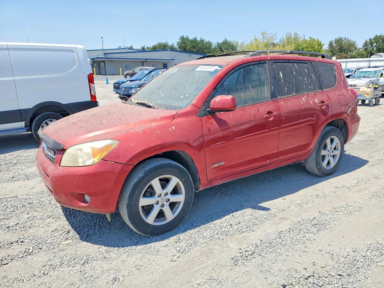 2007 Toyota Rav4 Limited Red vin: JTMBK31V575026363
