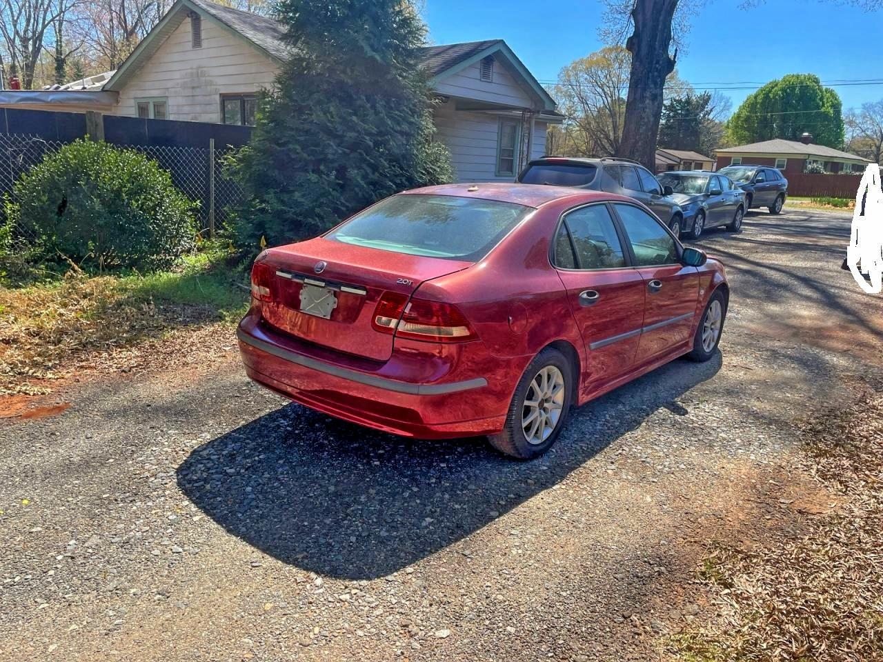 2005 Saab 9-3 Arc Красный vin: YS3FD49Y951017601
