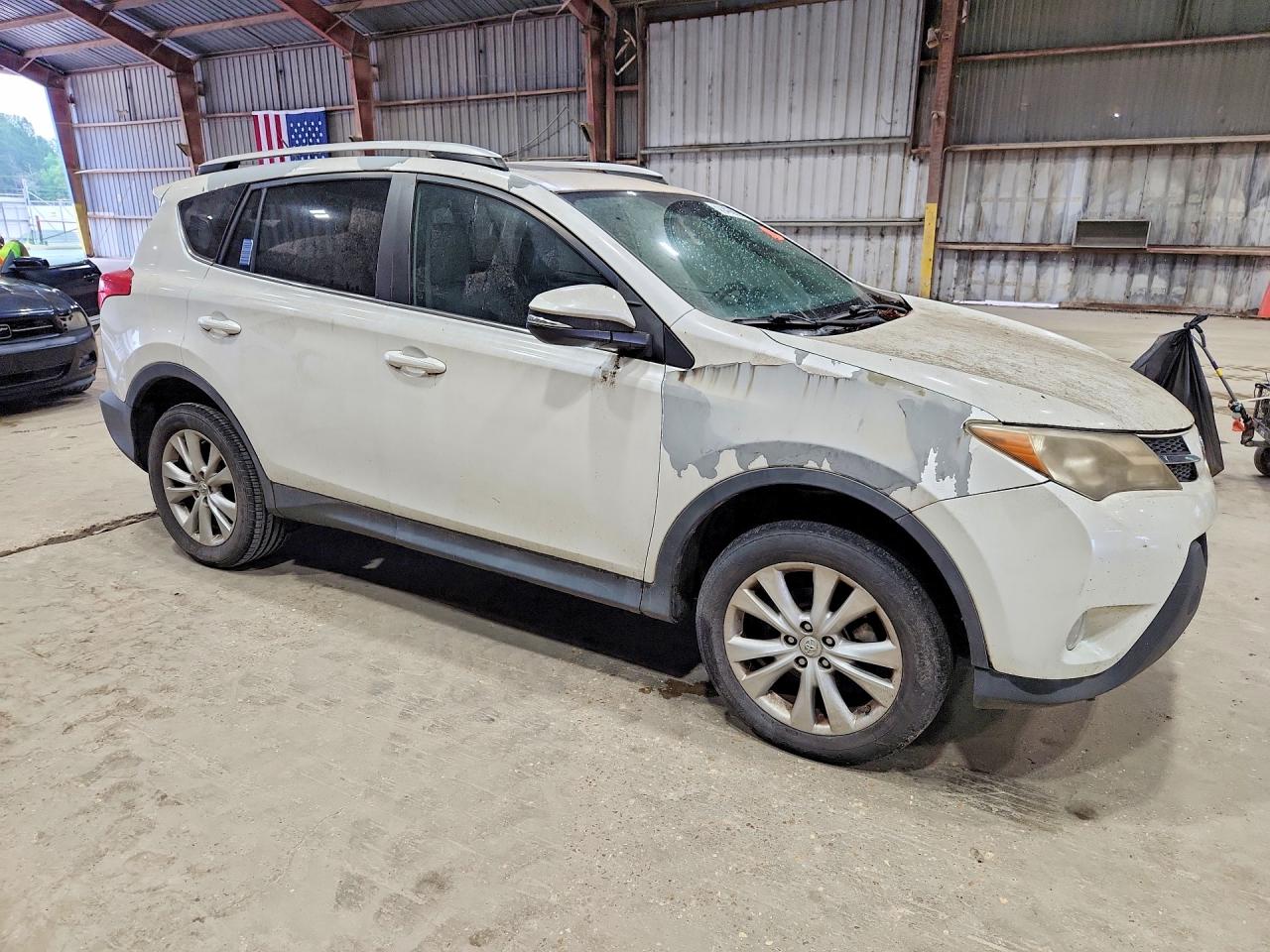 2013 Toyota Rav4 Limited White vin: 2T3YFREV4DW009179