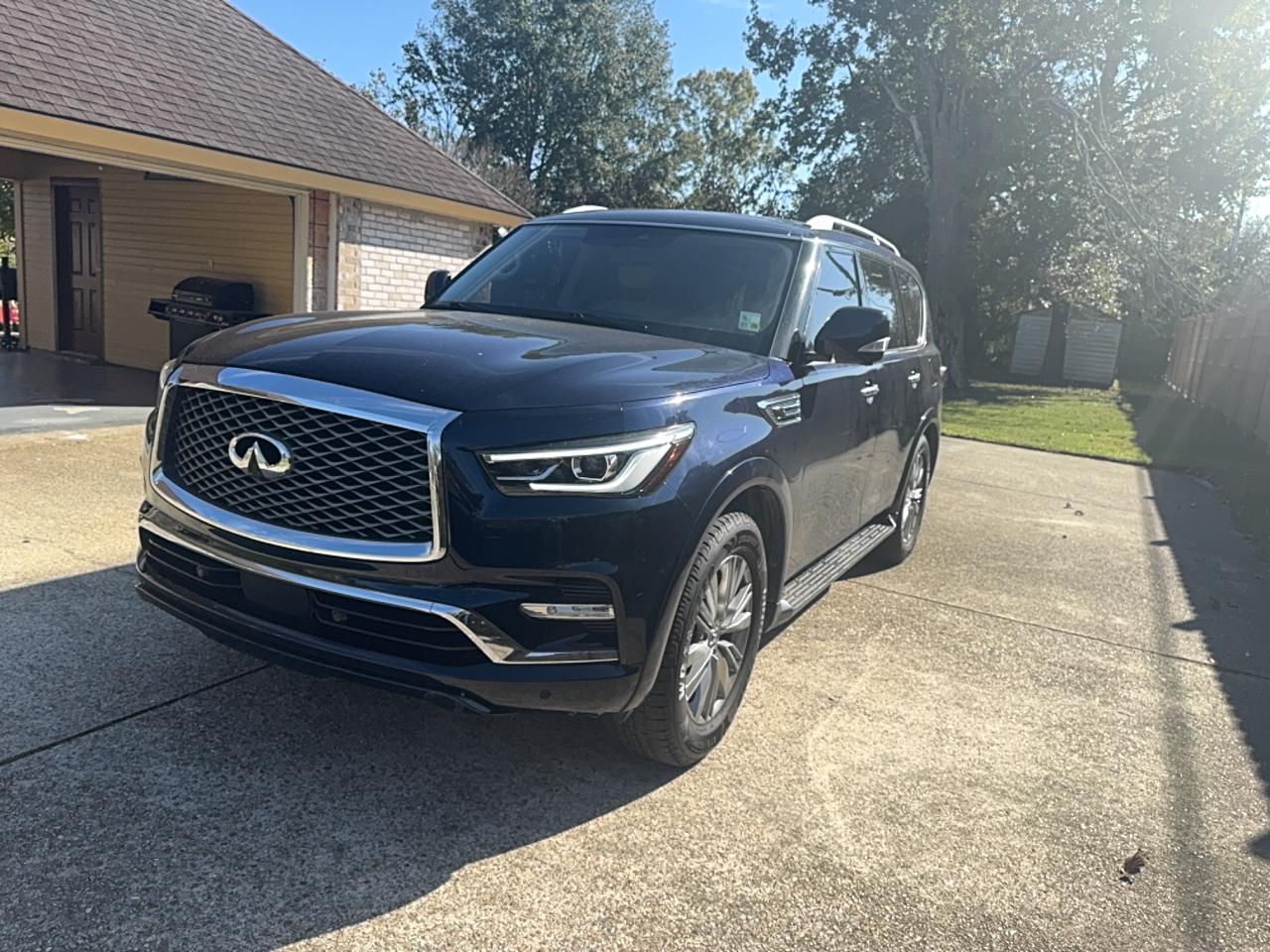 2021 Infiniti Qx80 Luxe Blue vin: JN8AZ2AFXM9718038