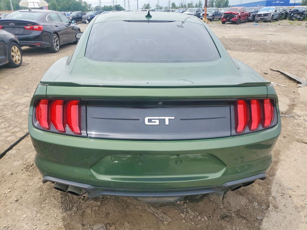 2022 Ford Mustang Gt Зеленый vin: 1FA6P8CF3N5118113